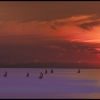 Sunset with Sailboats